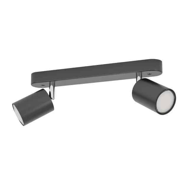 eglo-reciso-e-deckenstrahler-2-flammig-schwarz-gu10-ohne-leuchtmittel image 1