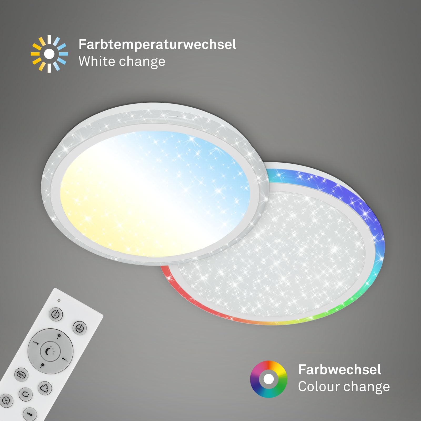 briloner-led-deckenlampe-mit-fernbedienung-sternenhimmel-rgb-ring-41-cm-wei image 3