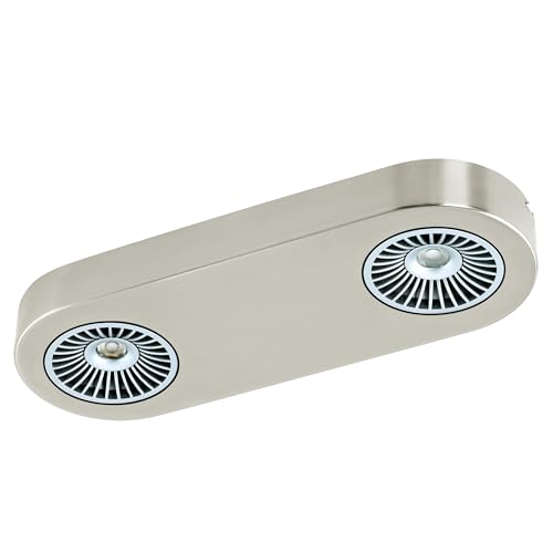 eglo-montale-led-deckenlampe-deckenstrahler-2-flammig-nickel-matt-schwarz image 6
