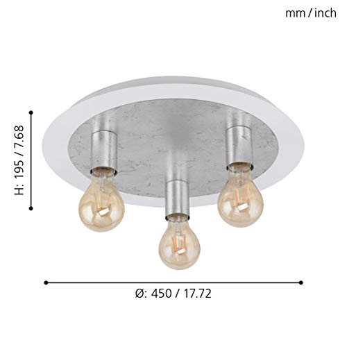 eglo-passano-led-deckenlampe-3-flammig-vintage-wei-silber-45-cm image 8