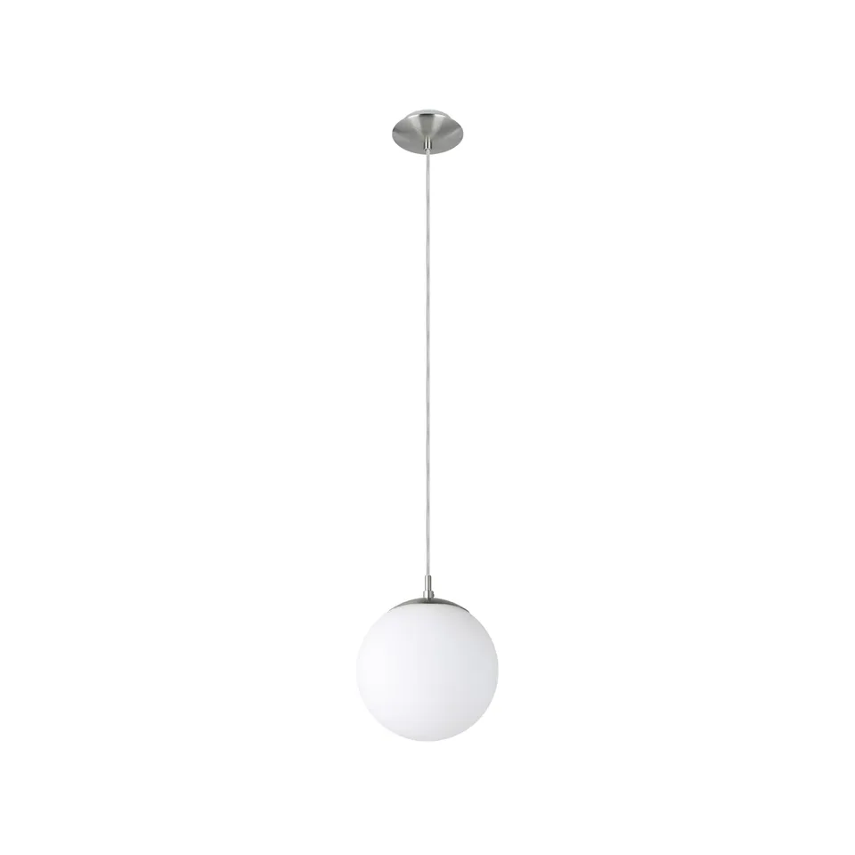 eglo-rondo-pendellampe-kugel-silber-wei-e27-20-cm image 1