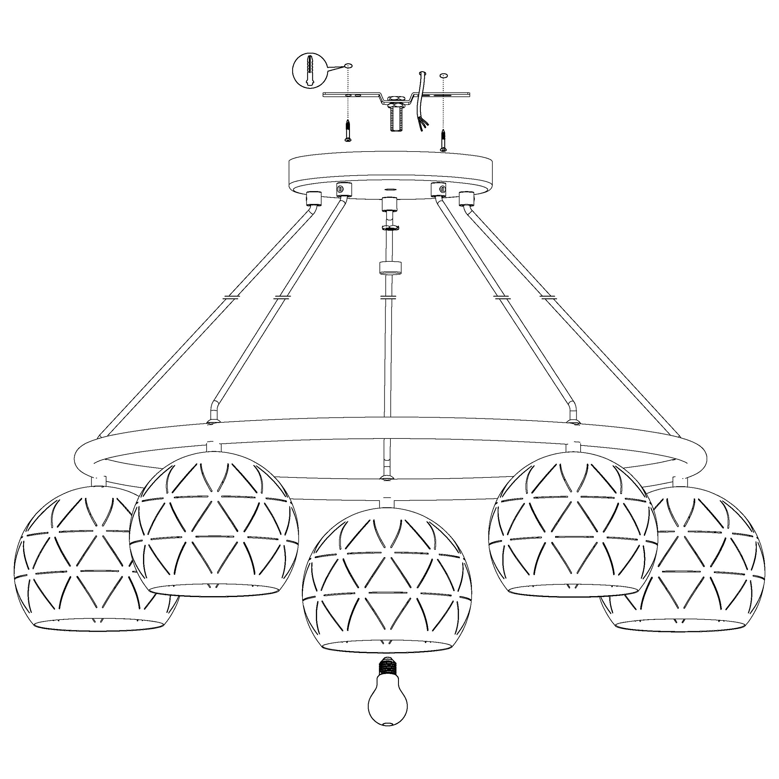 eglo-cantallops-pendelleuchte-5-flammig-e14-stahl-schwarz image 5