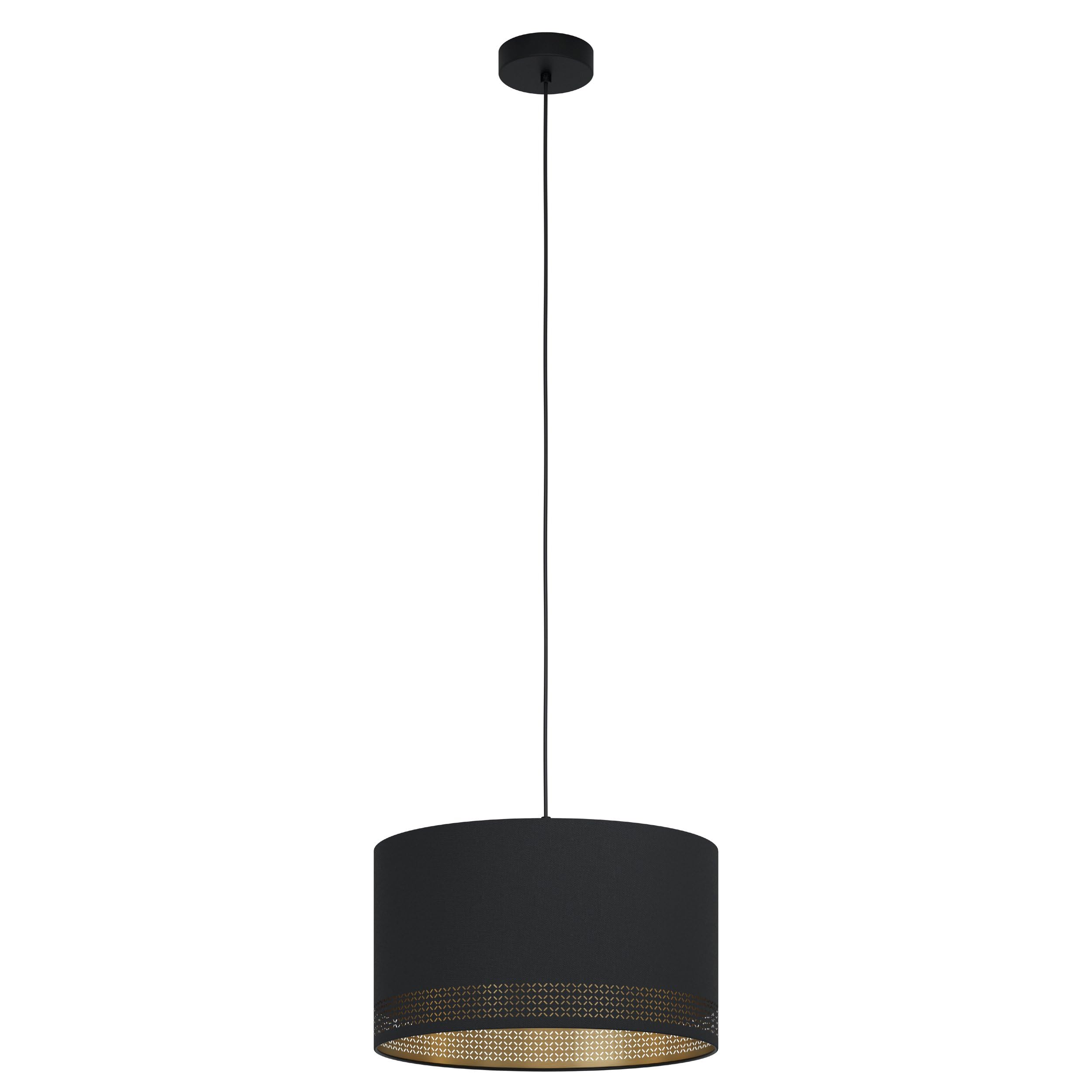 eglo-esteperra-1-flammige-pendelleuchte-e27-38-cm-schwarz-gold-vintage image 1