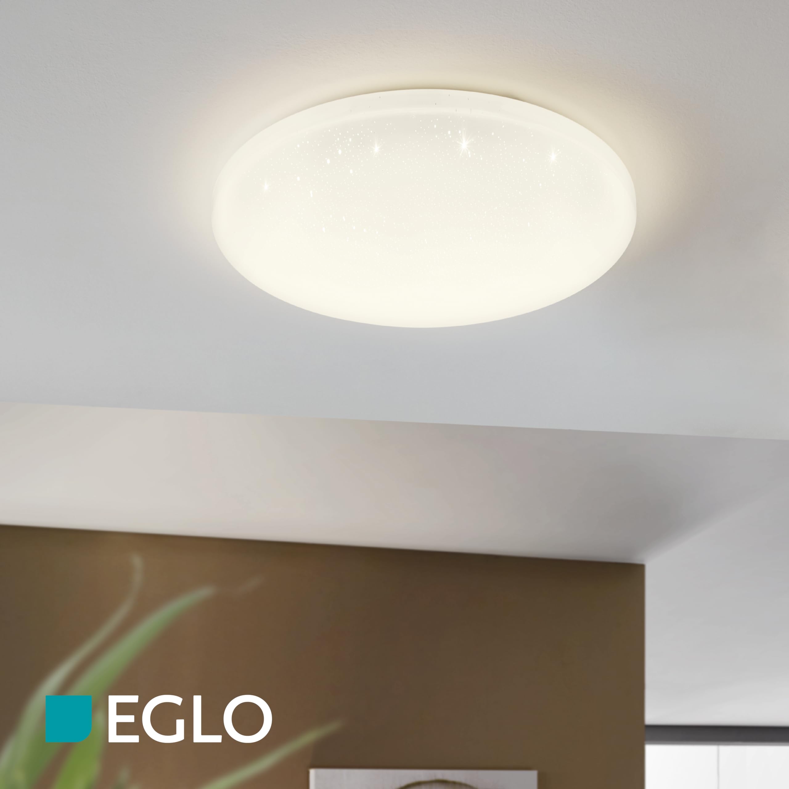 eglo-pogliola-e-led-deckenleuchte-31-cm-kristall-sterneneffekt-warmwei image 3