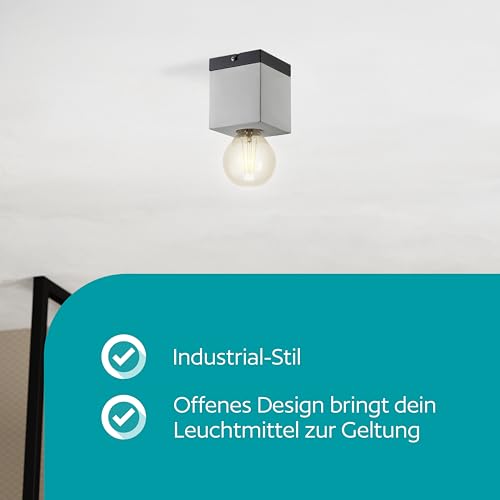 eglo-prestwick-3-deckenlampe-1-flammig-beton-grau-schwarz-e27 image 7