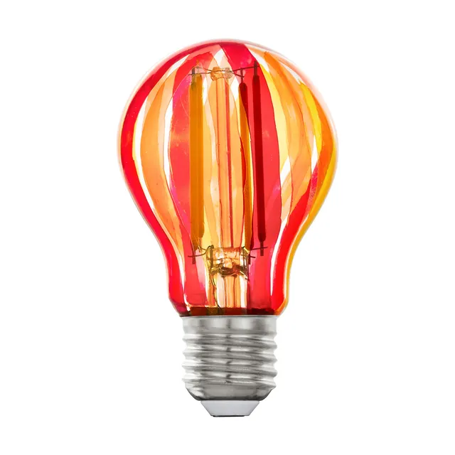 eglo-a60-e27-led-vintage-lampe-6-5w-bemaltes-glas-rot-orange-warmwei image 1