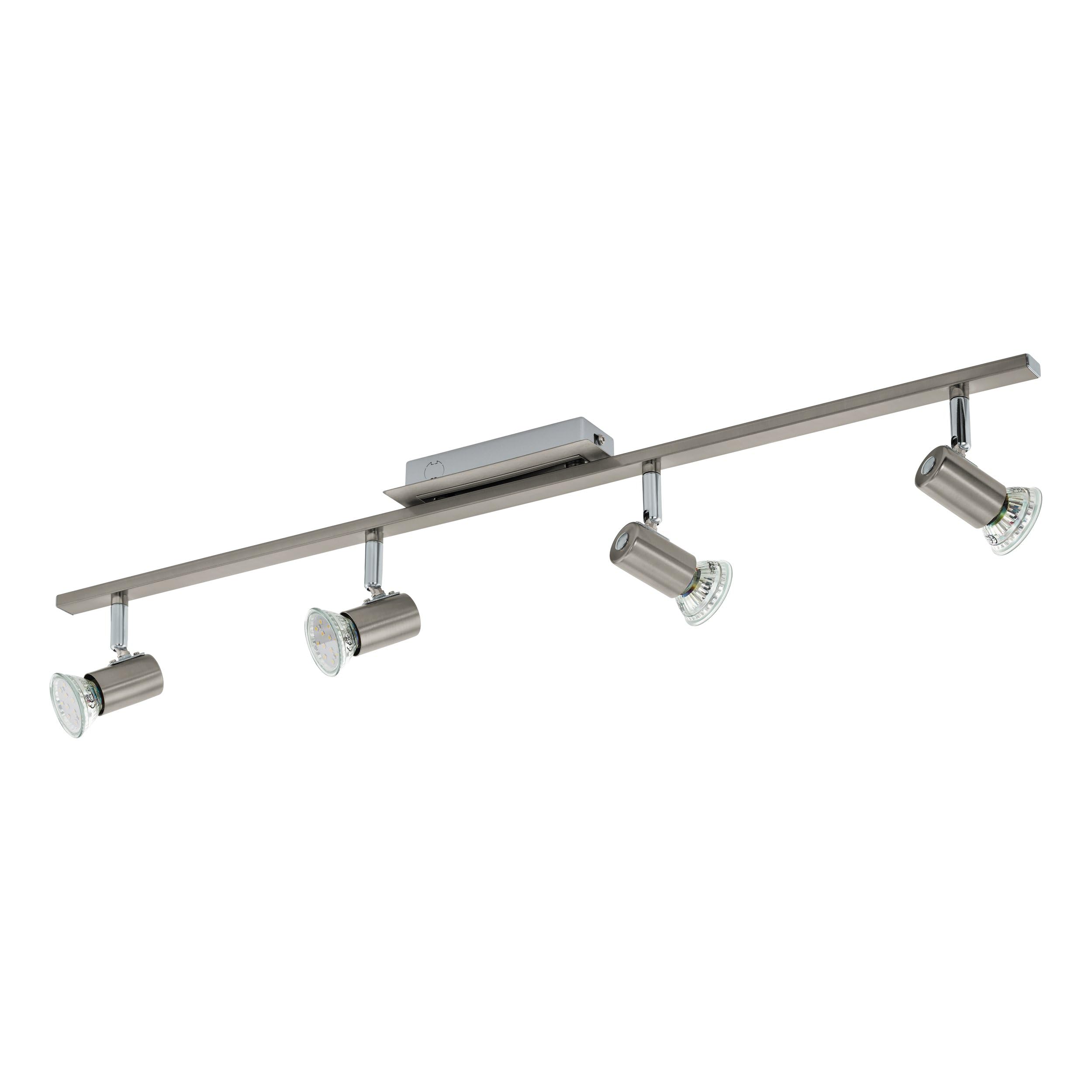 eglo-deckenleuchte-rottelo-4-flammig-metall-nickel-matt-chrom-inkl-gu10-warmwei image 1