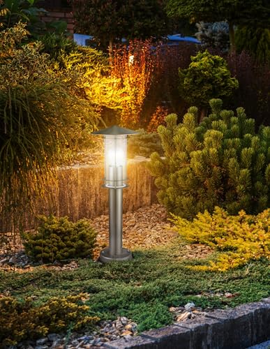 eglo-lisio-au-en-wegelampe-50-cm-e27-ip44-edelstahl-silber-glas-transparent image 8