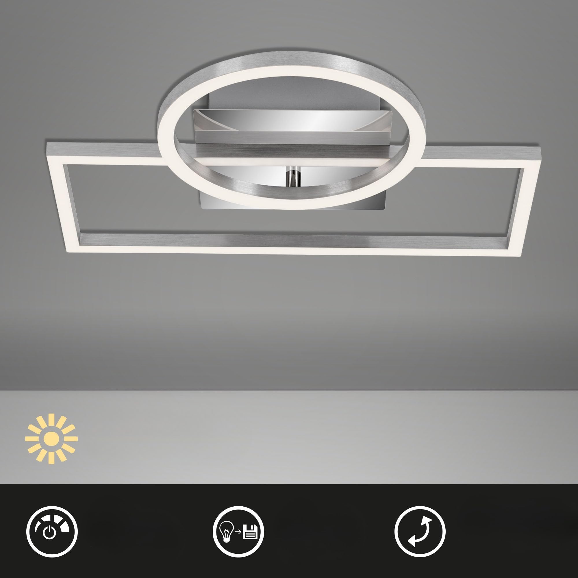 briloner-led-deckenleuchte-dimmbar-19-6w-1500lm-3000k-chrom-alu-380x310x75mm-mit image 5
