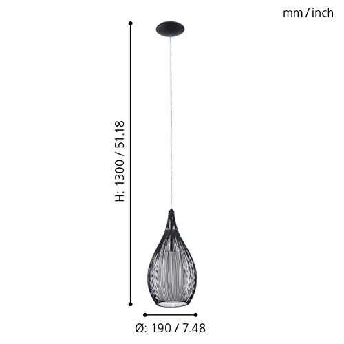 eglo-razoni-pendellampe-1-flammig-schwarz-glas-satiniert-e27 image 8