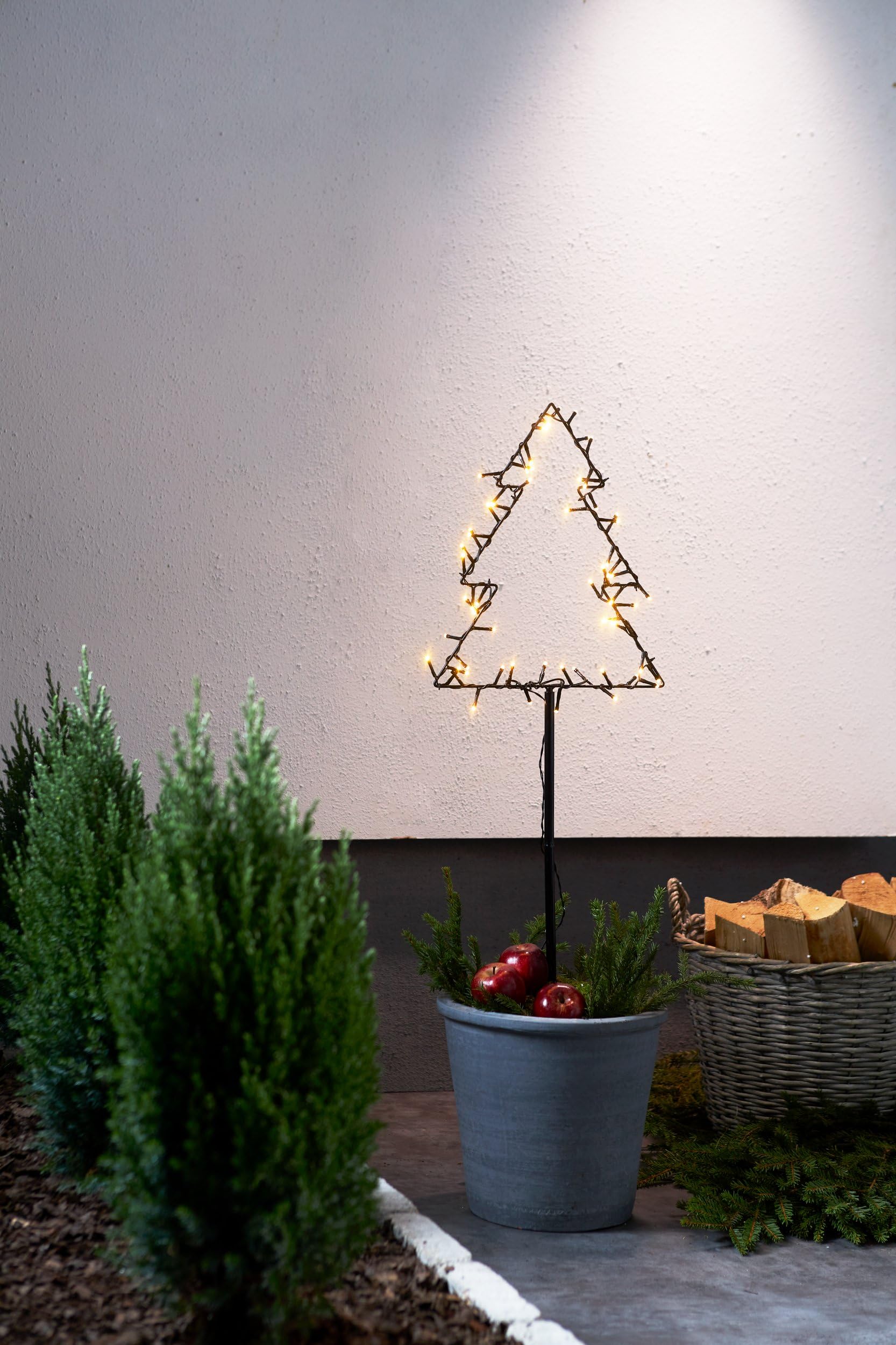 eglo-led-weihnachtsbaum-au-en-mit-erdspie-90-cm-60-leds image 2