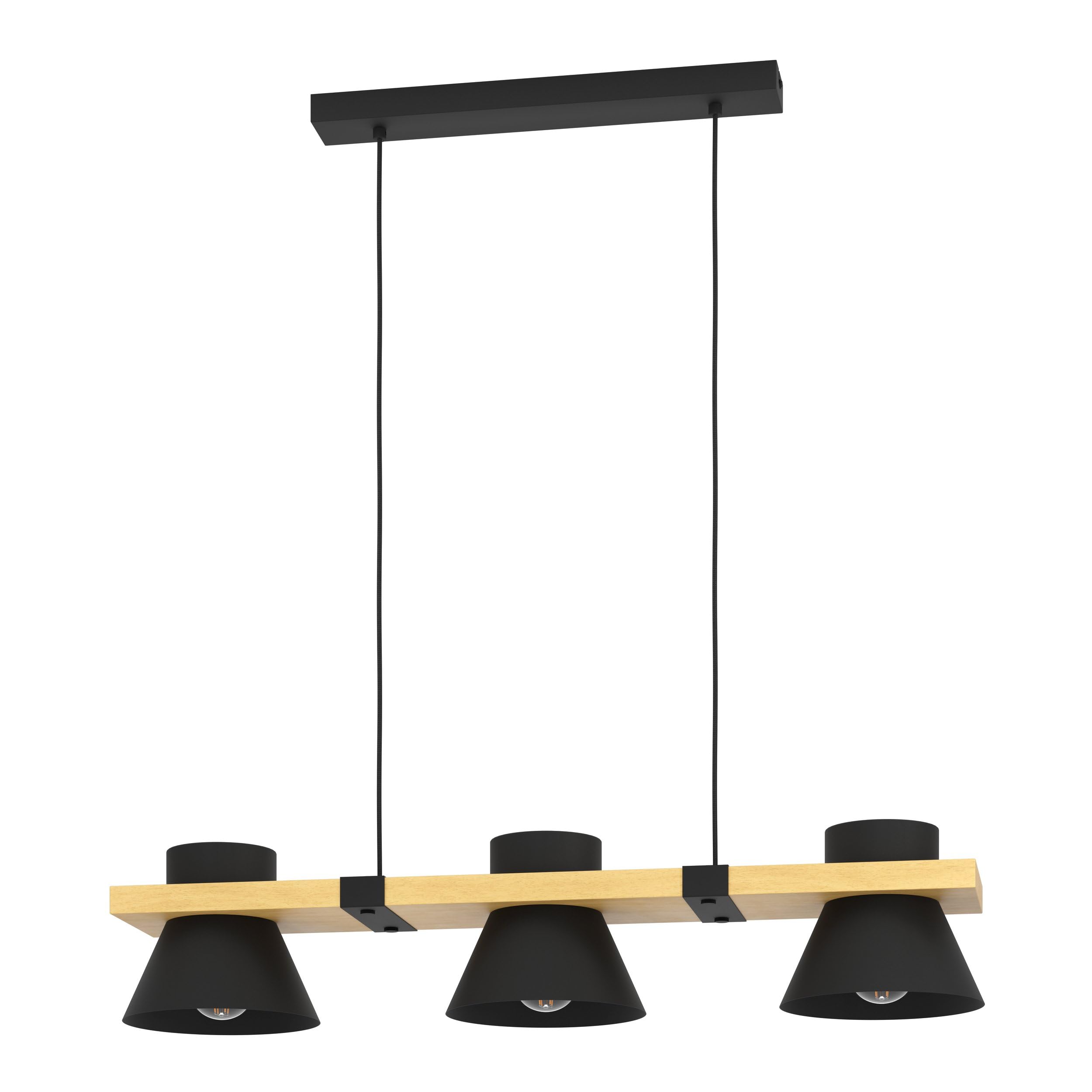 eglo-maccles-h-ngelampe-3-flammig-78-cm-holz-schwarz-e27-ber-esstisch image 1