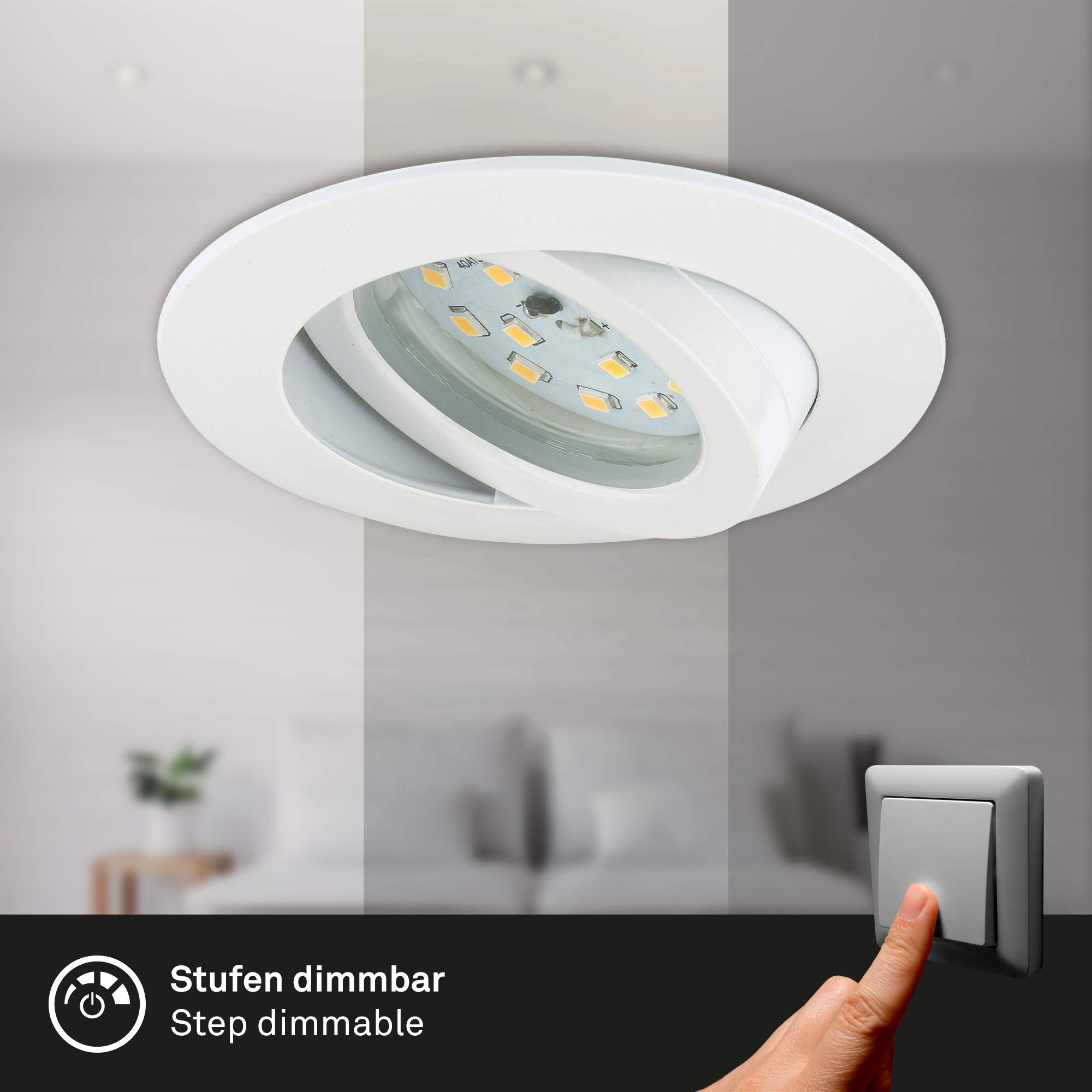 briloner-led-einbauleuchten-3er-set-dimmbar-schwenkbar-wei-82-mm-570-lumen image 3