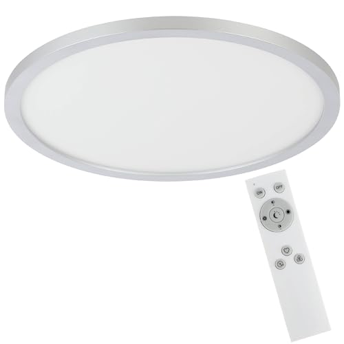 eglo-campaspero-led-deckenleuchte-rund-30-cm-dimmbar-mit-fernbedienung-wei-grau image 6