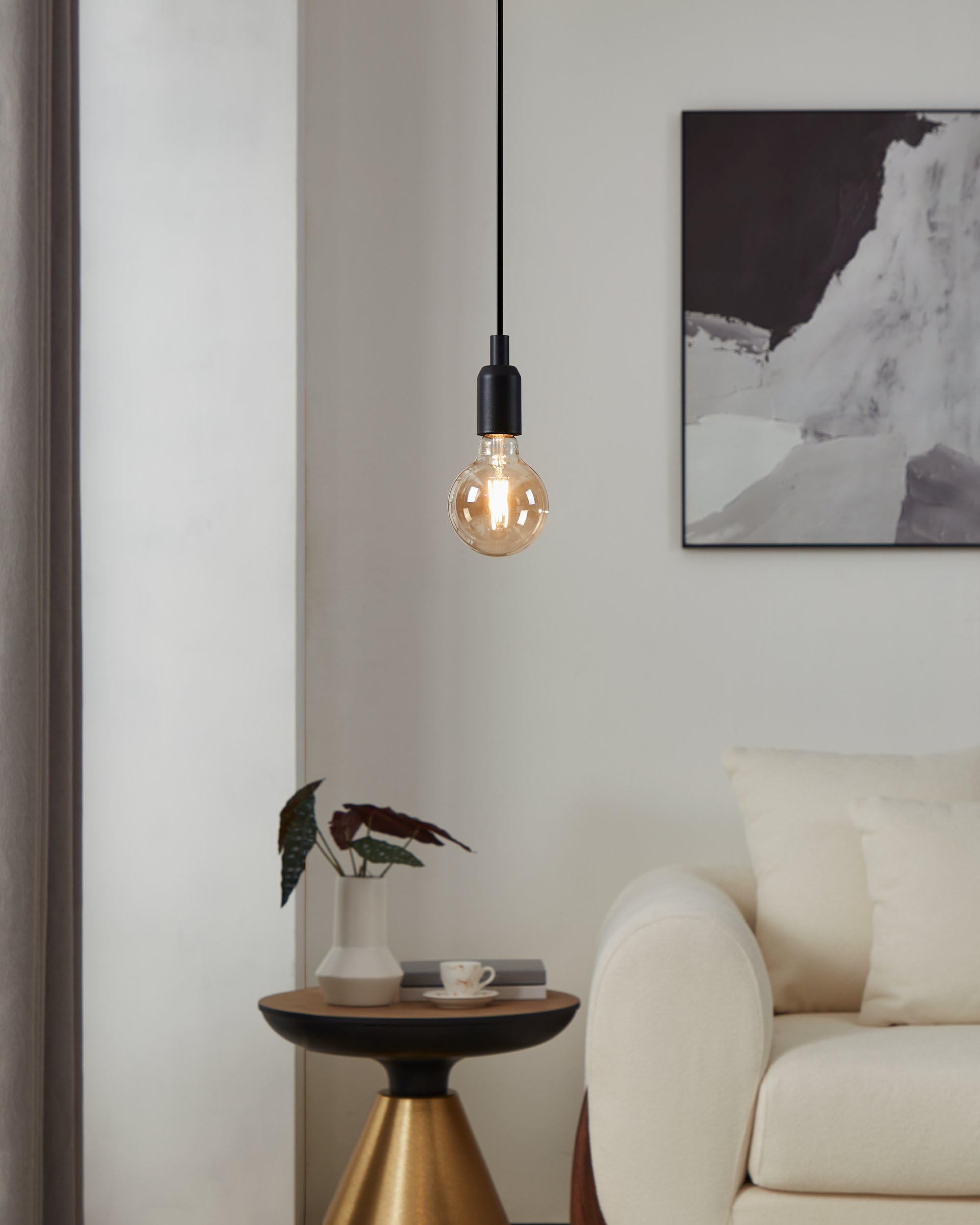 eglo-connect-z-smart-home-led-e27-g95-vintage-amber-zigbee-dimmbar-warmwei image 2