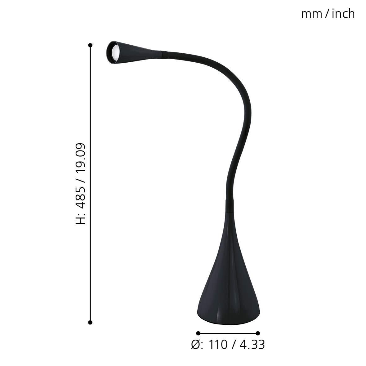 eglo-snapora-led-tischlampe-mit-touch-dimmer-schwarz image 6