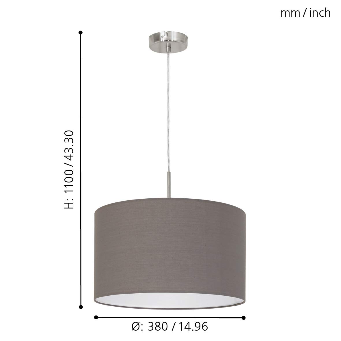 eglo-pasteri-pendelleuchte-textil-38-cm-anthrazit-braun-e27 image 6