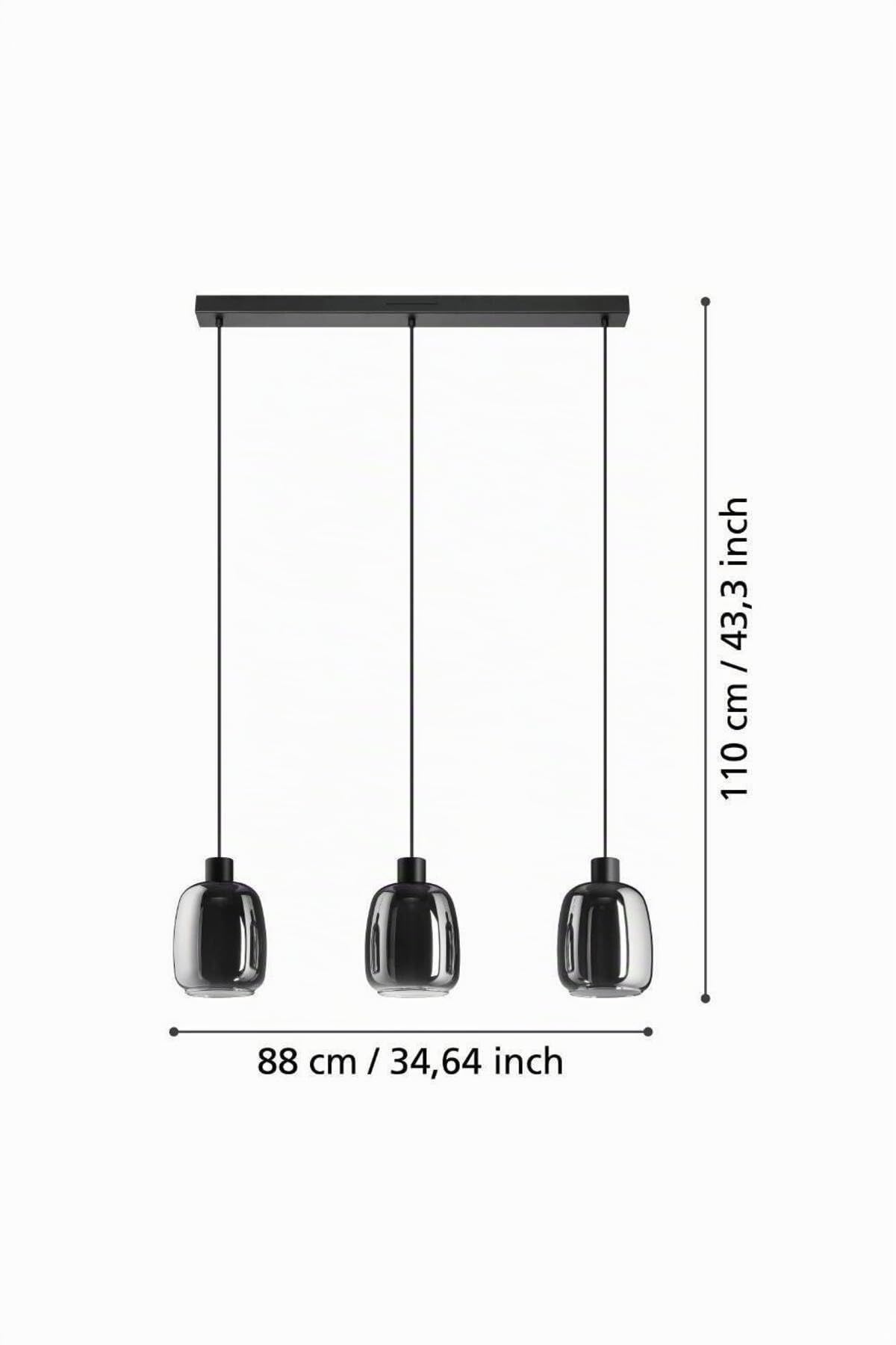 eglo-connect-z-molochio-z-smart-led-pendelleuchte-3-flammig-schwarz-rauchglas image 3