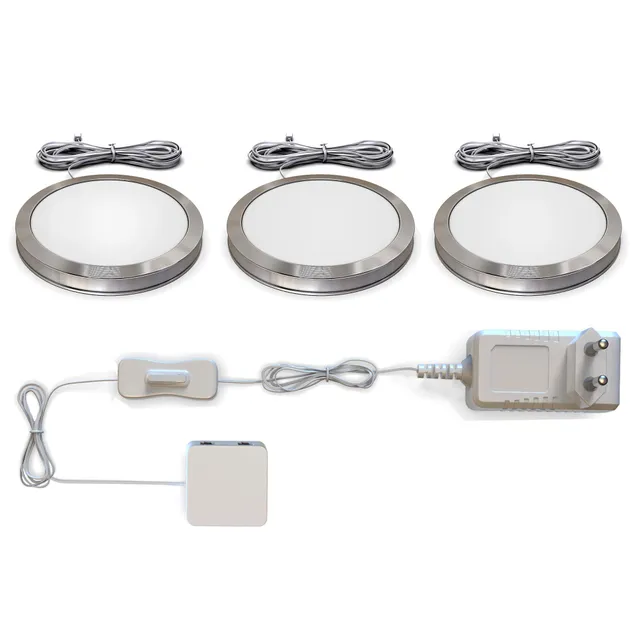 briloner-b-k-licht-3er-set-unterbauleuchte-led-warmwei-1-8w-5-9x0-95-cm-aluminiu image 1