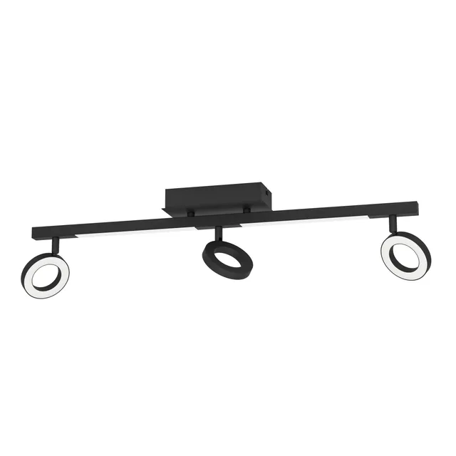 eglo-cardillio-2-led-deckenstrahler-3-flammig-schwarz-schwenkbare-spots image 1