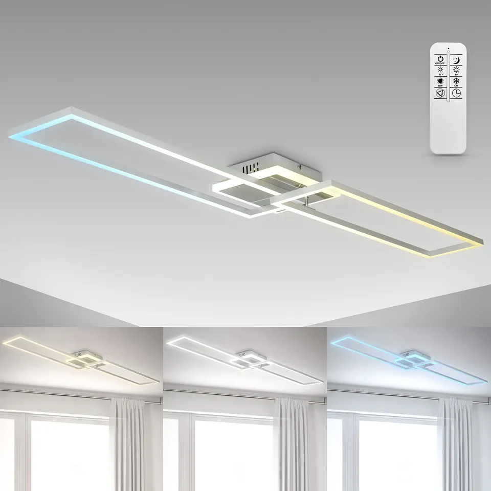 b-k-licht-led-deckenleuchte-mit-fernbedienung-cct-chrom-alu-110-cm image 1