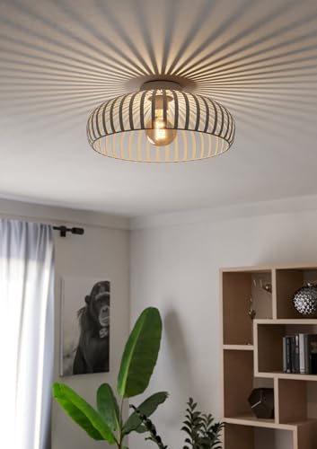 eglo-mogano-3-deckenlampe-43-cm-metall-deckenleuchte-beige-e27 image 7