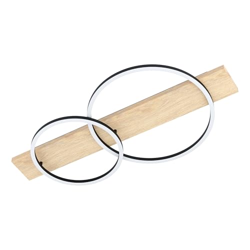 eglo-boyal-led-deckenleuchte-2-flammig-holzbalken-eiche-mit-schwarz-78-cm image 6