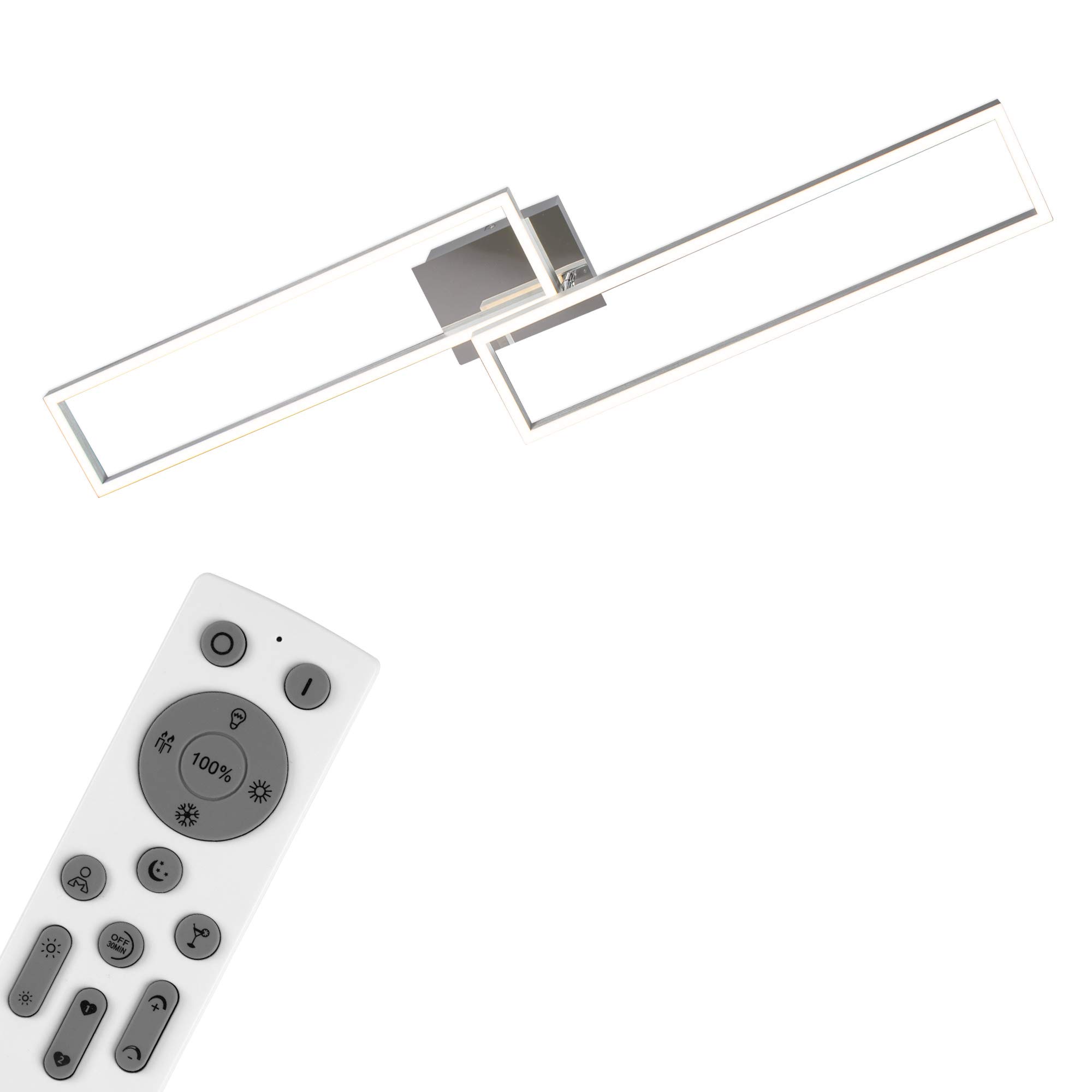 briloner-smart-led-deckenleuchte-wifi-110-cm-dimmbar-40w-fernbedienung image 1