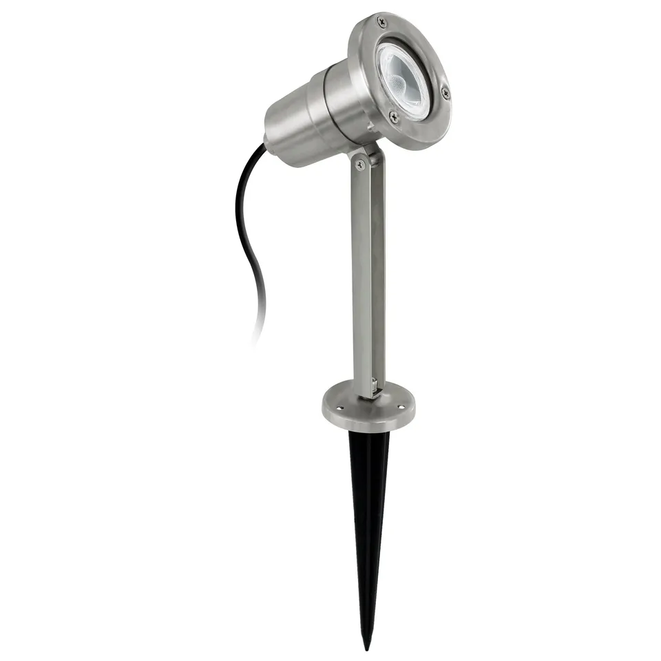 eglo-nema-erdspie-strahler-au-en-gu10-edelstahl-ip54 image 1
