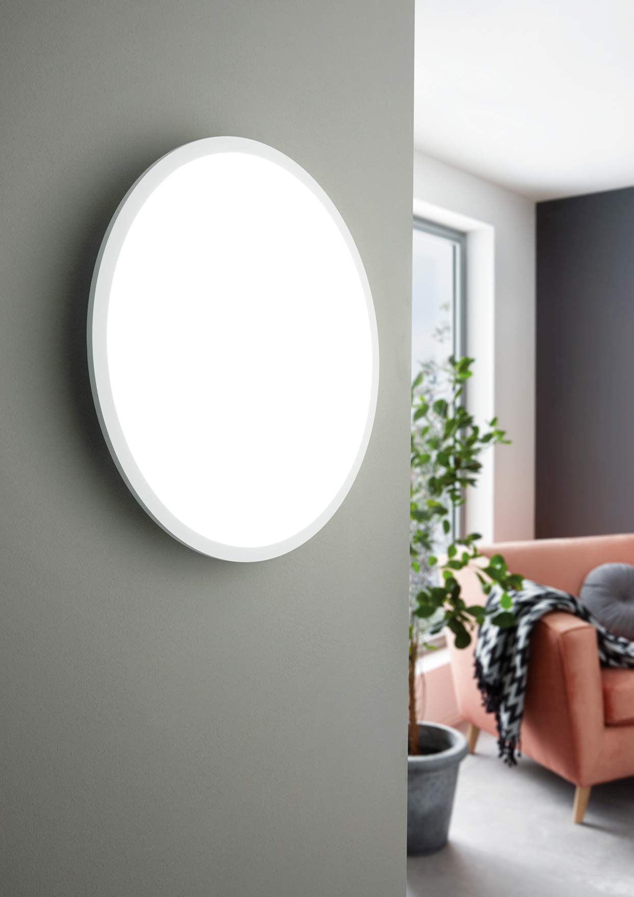 eglo-sarsina-a-access-led-deckenleuchte-rund-45-cm-wei-dimmbar-mit-fernbedienung image 3
