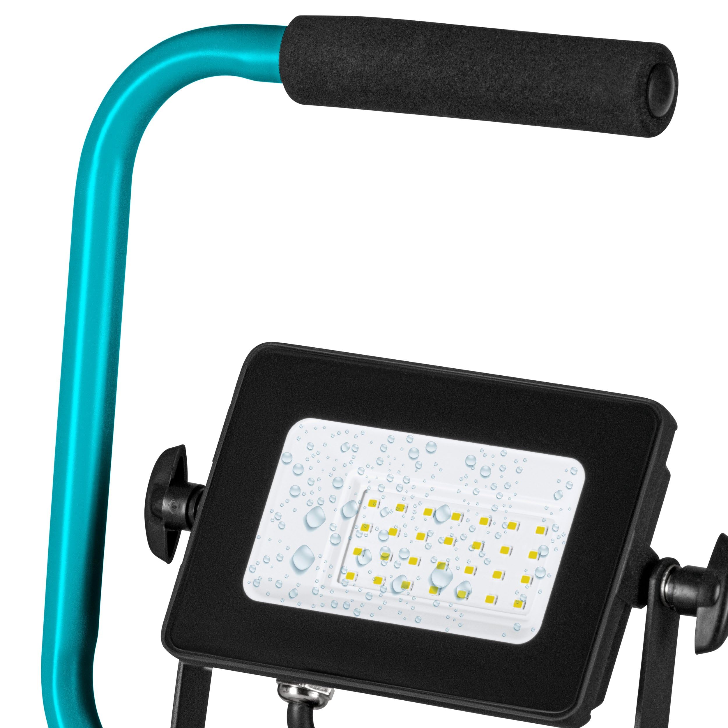 eglo-led-baustrahler-arbeitsleuchte-20w-2000lm-ip65-t-rkis-schwarz image 6