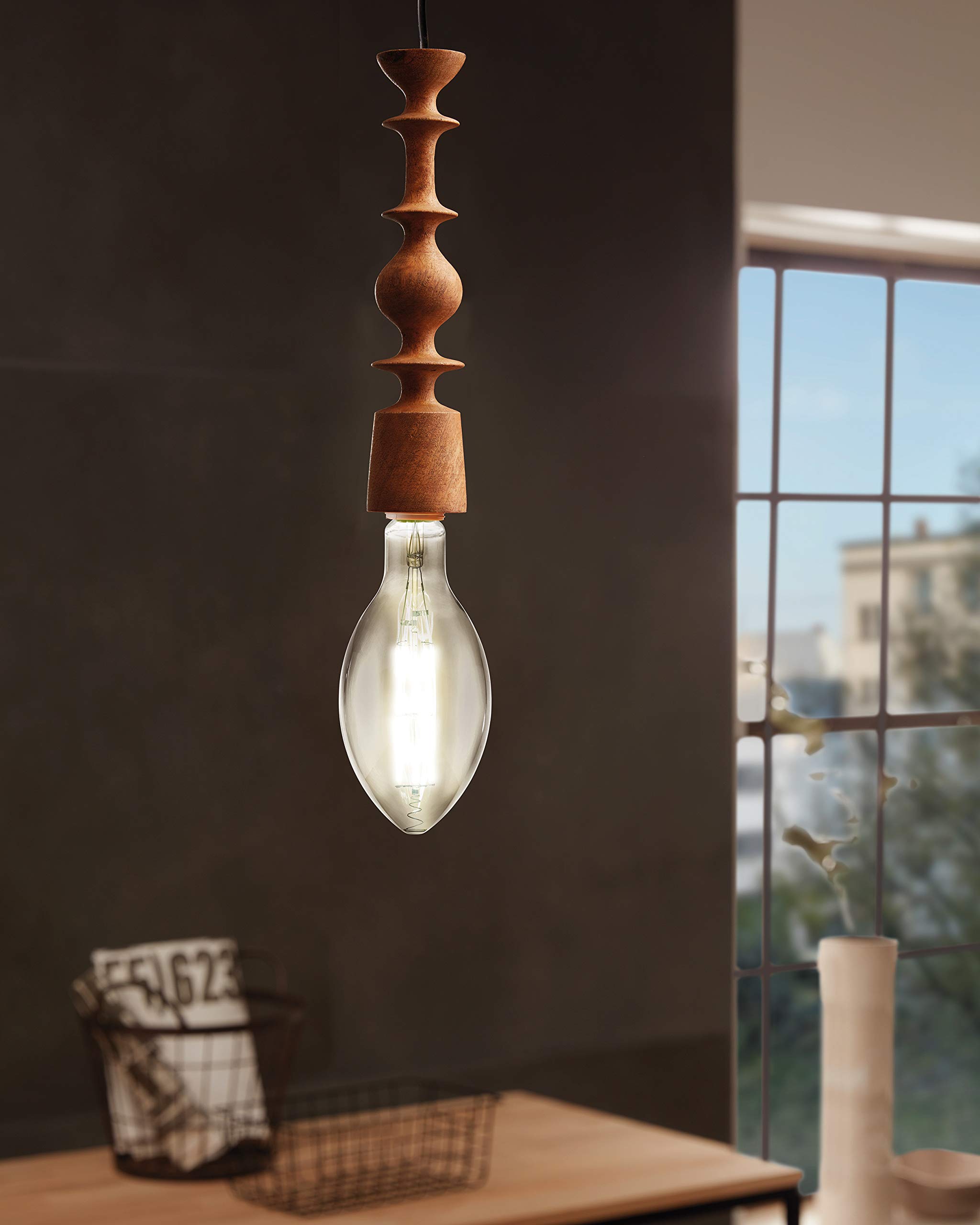 eglo-smoky-vintage-led-filament-e27-big-size-14-cm-dimmbar image 2