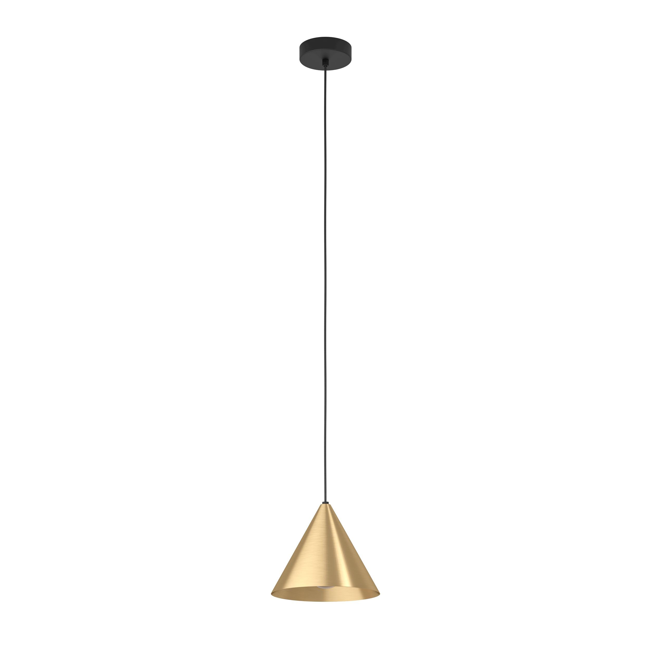 eglo-narices-pendelleuchte-e27-messing-geb-rstet-gold-schwarz image 1