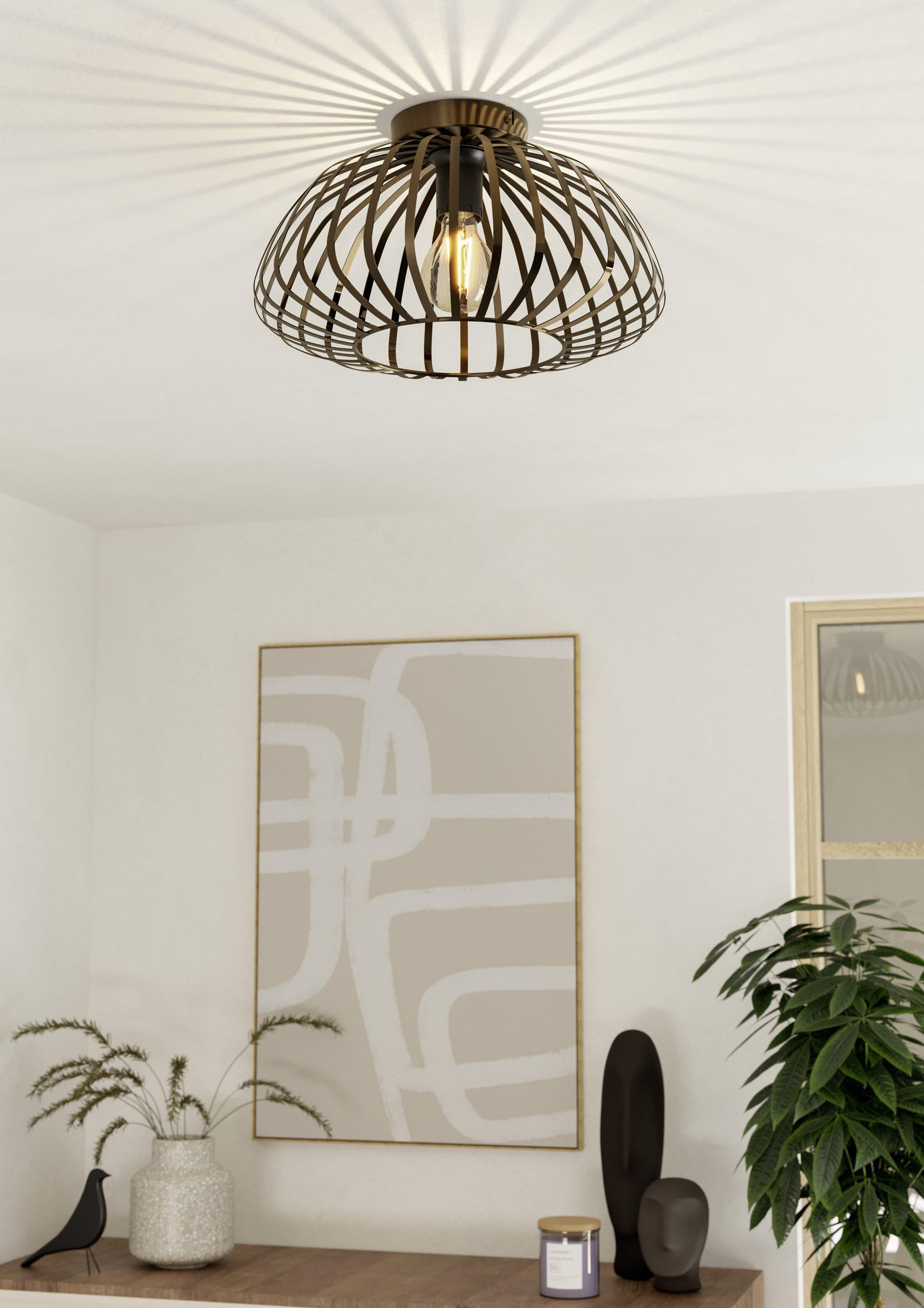 eglo-espinal-deckenlampe-bronze-metall-e27-38-5-cm image 3