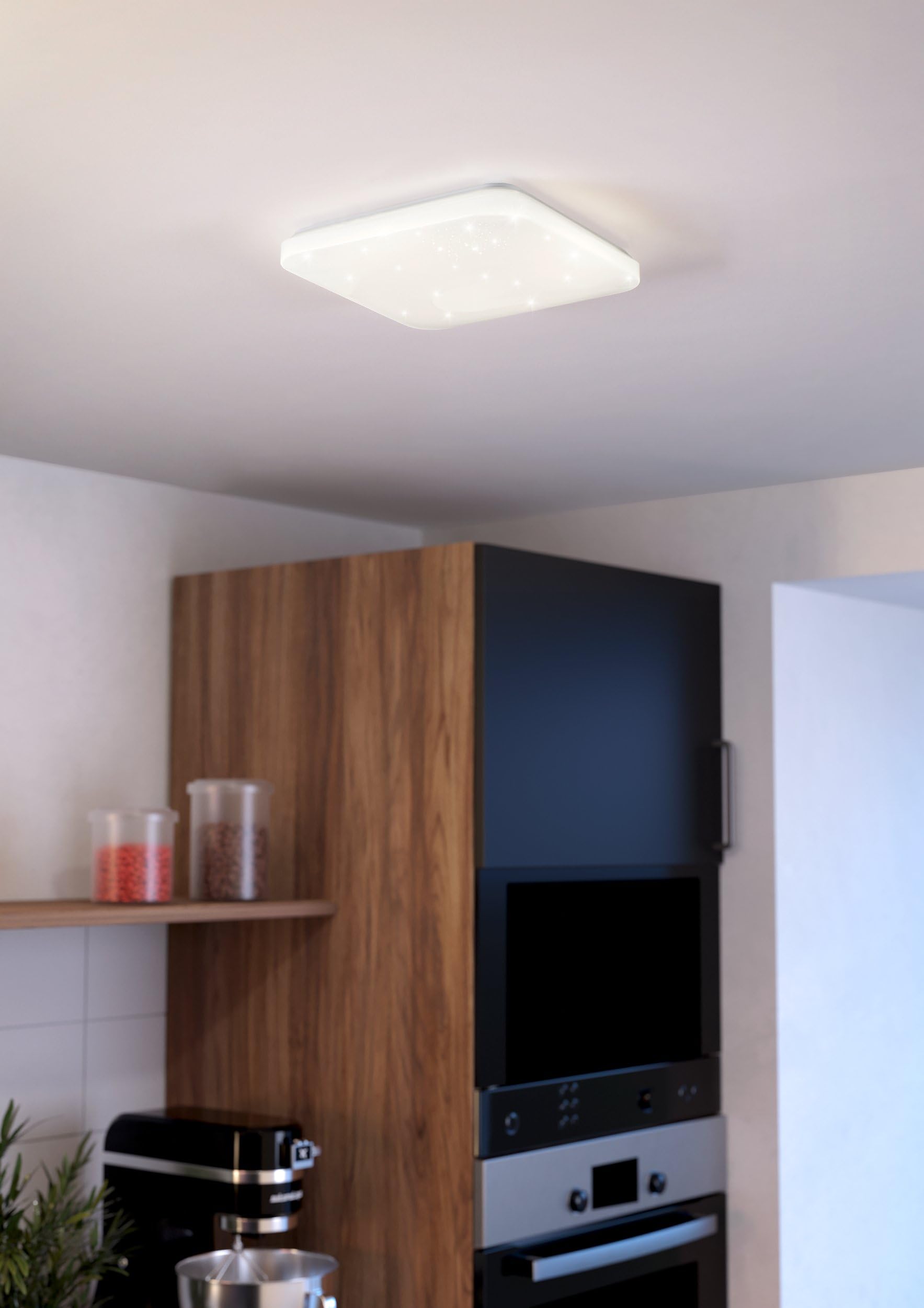 eglo-frania-s-led-deckenlampe-mit-sternenhimmel-effekt-wei-33-cm image 3
