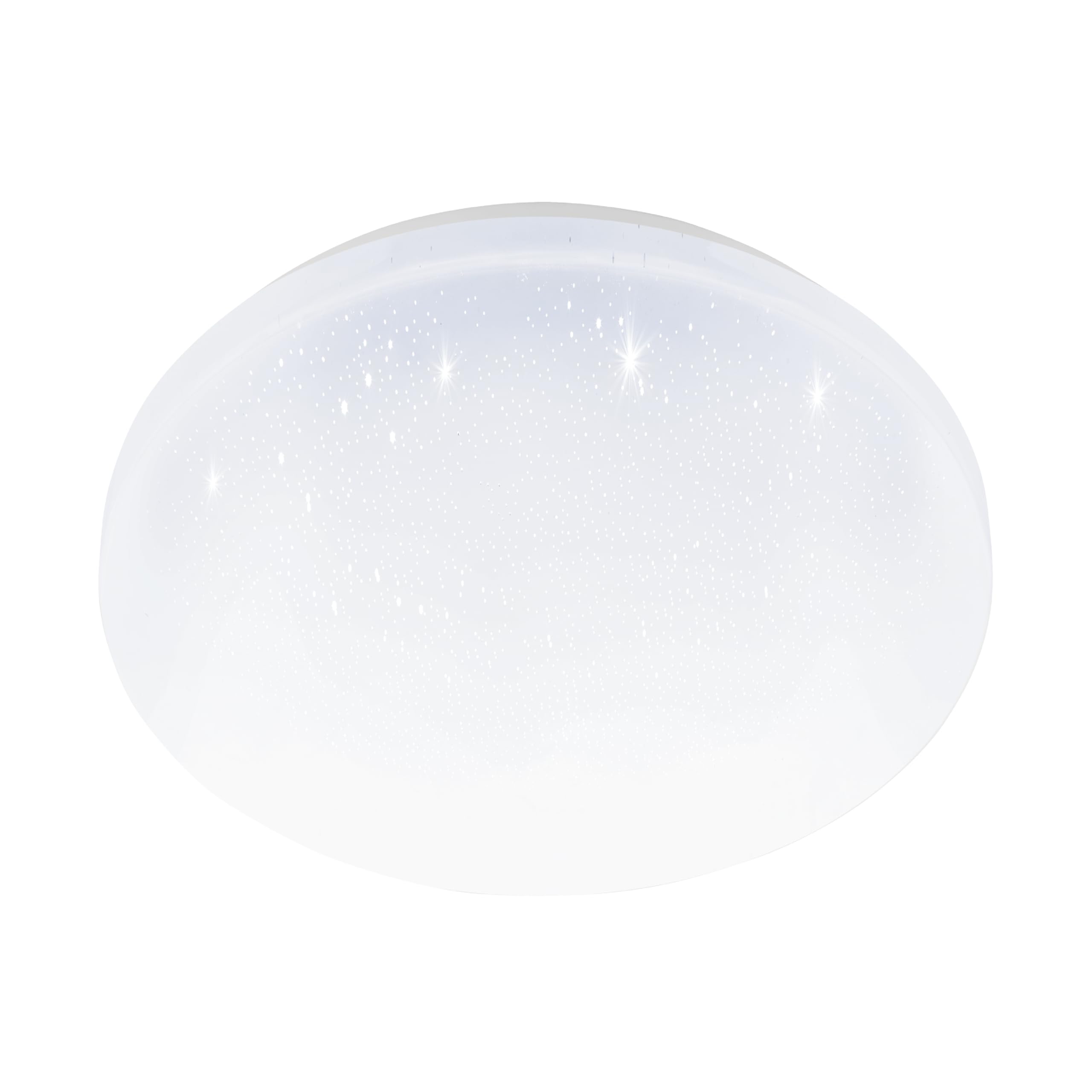 eglo-pogliola-e-led-deckenleuchte-rund-26-cm-wei-mit-kristall-effekt image 1