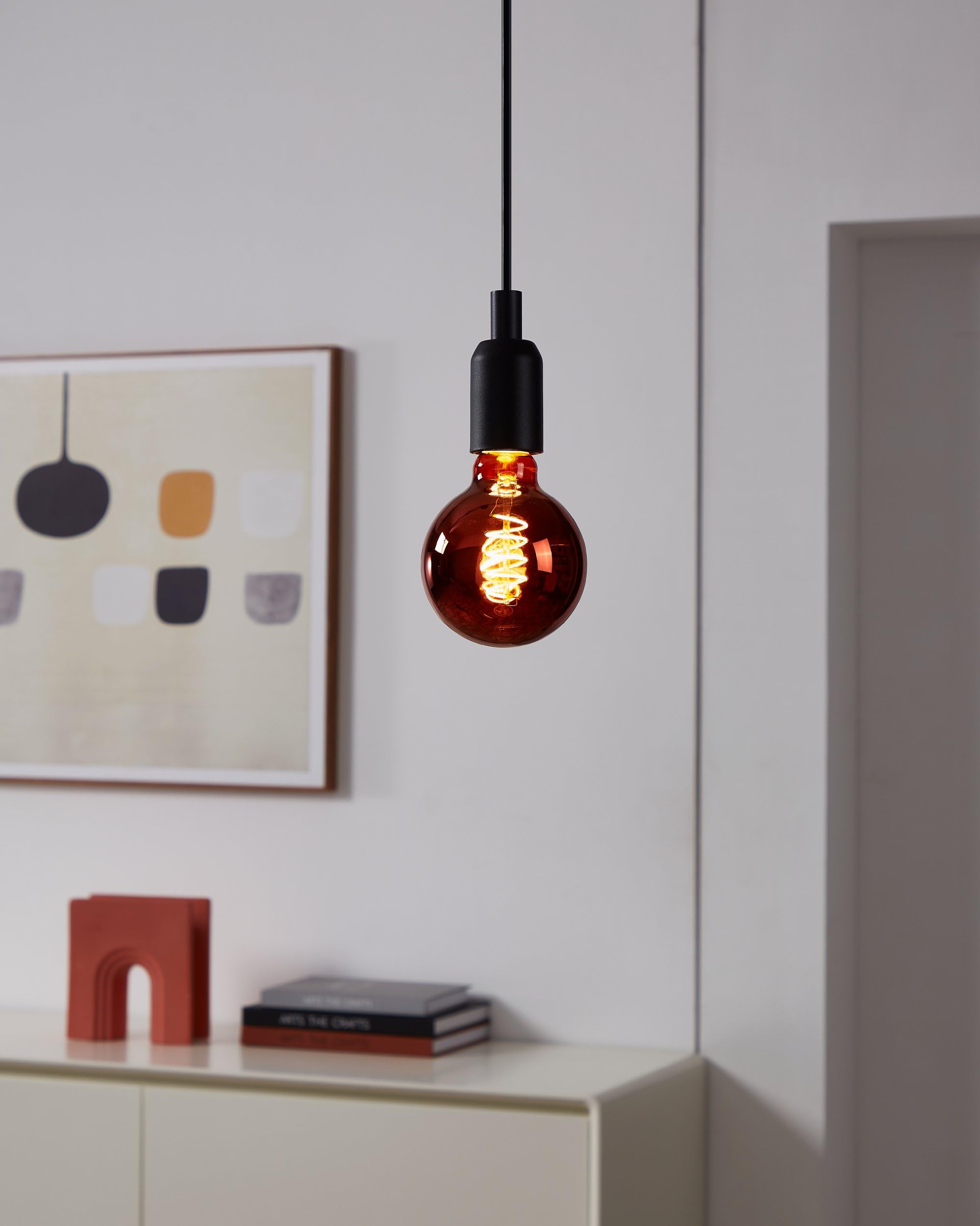 eglo-e27-spiral-led-globe-g95-kupfer-vintage-4w-warmwei-dimmbar image 3
