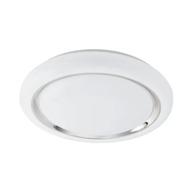 eglo-capasso-led-deckenleuchte-40-cm-wei-chrom-24w-2500-lm image 1