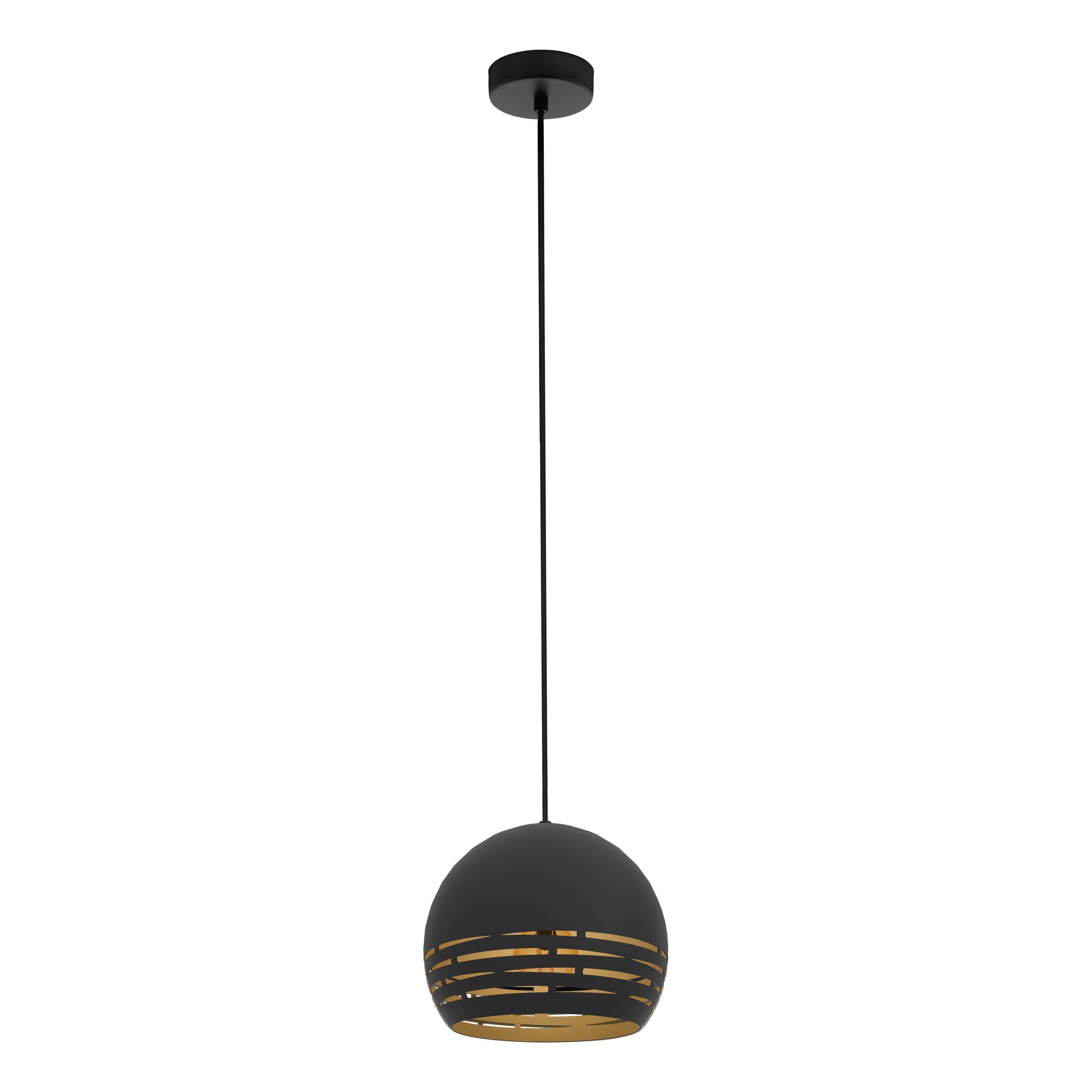 eglo-camastra-pendellampe-e27-schwarz-gold-22-5-cm image 1
