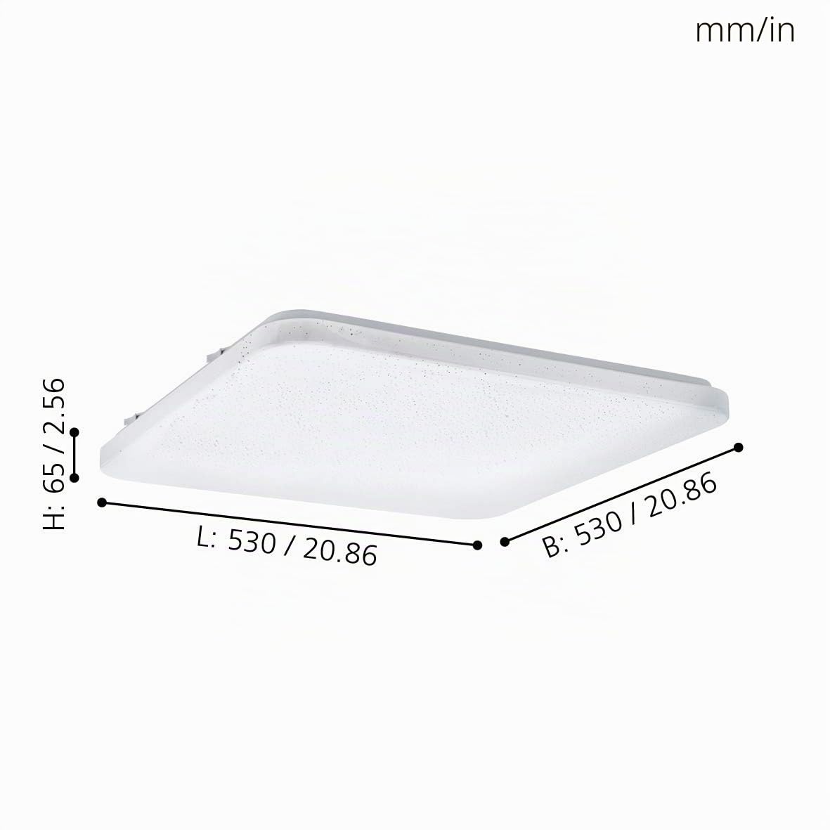 eglo-frania-s-led-deckenleuchte-eckig-53cm-wei-kristall-effekt image 3