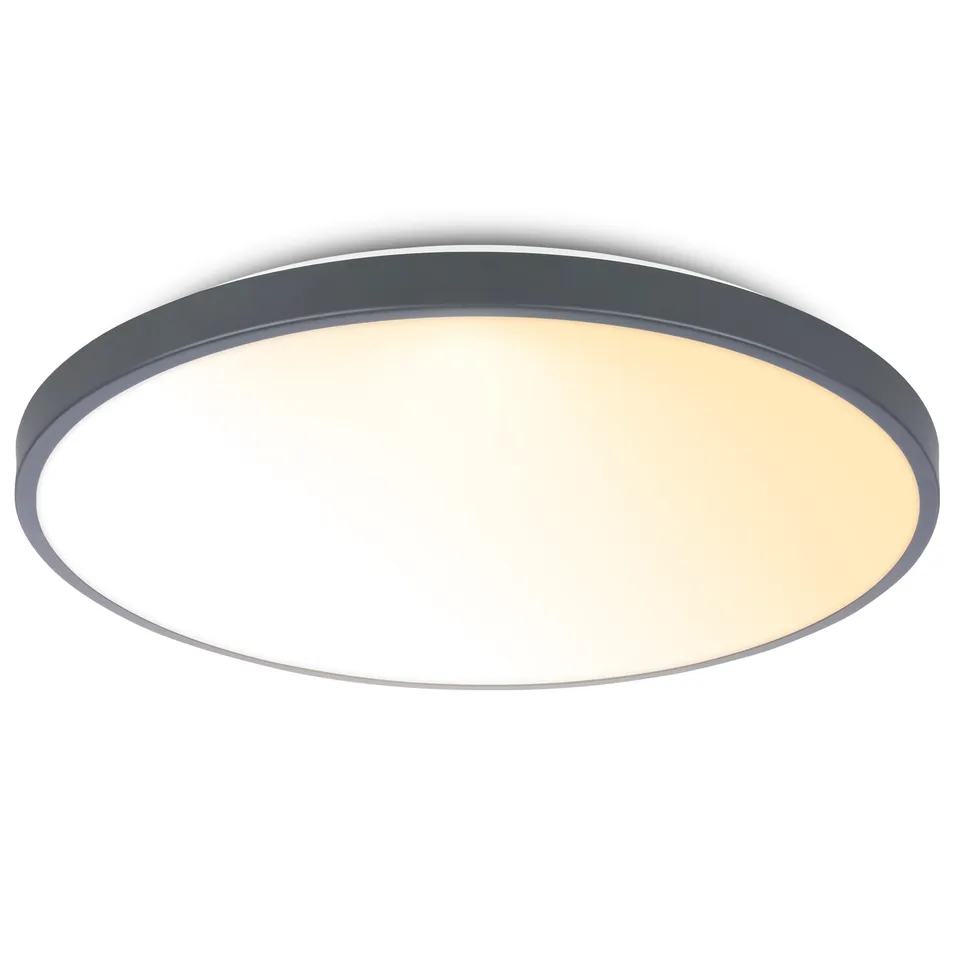 briloner-led-deckenlampe-rund-dimmbar-mit-fernbedienung-38x6-5-cm-anthrazit-2200 image 1