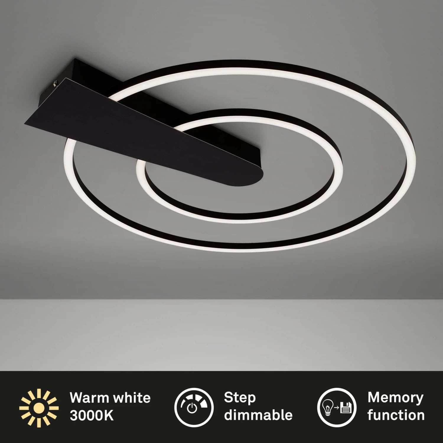 briloner-led-deckenleuchte-rund-schwarz-49-5cm-dimmbar-25w-3000-lumen image 6