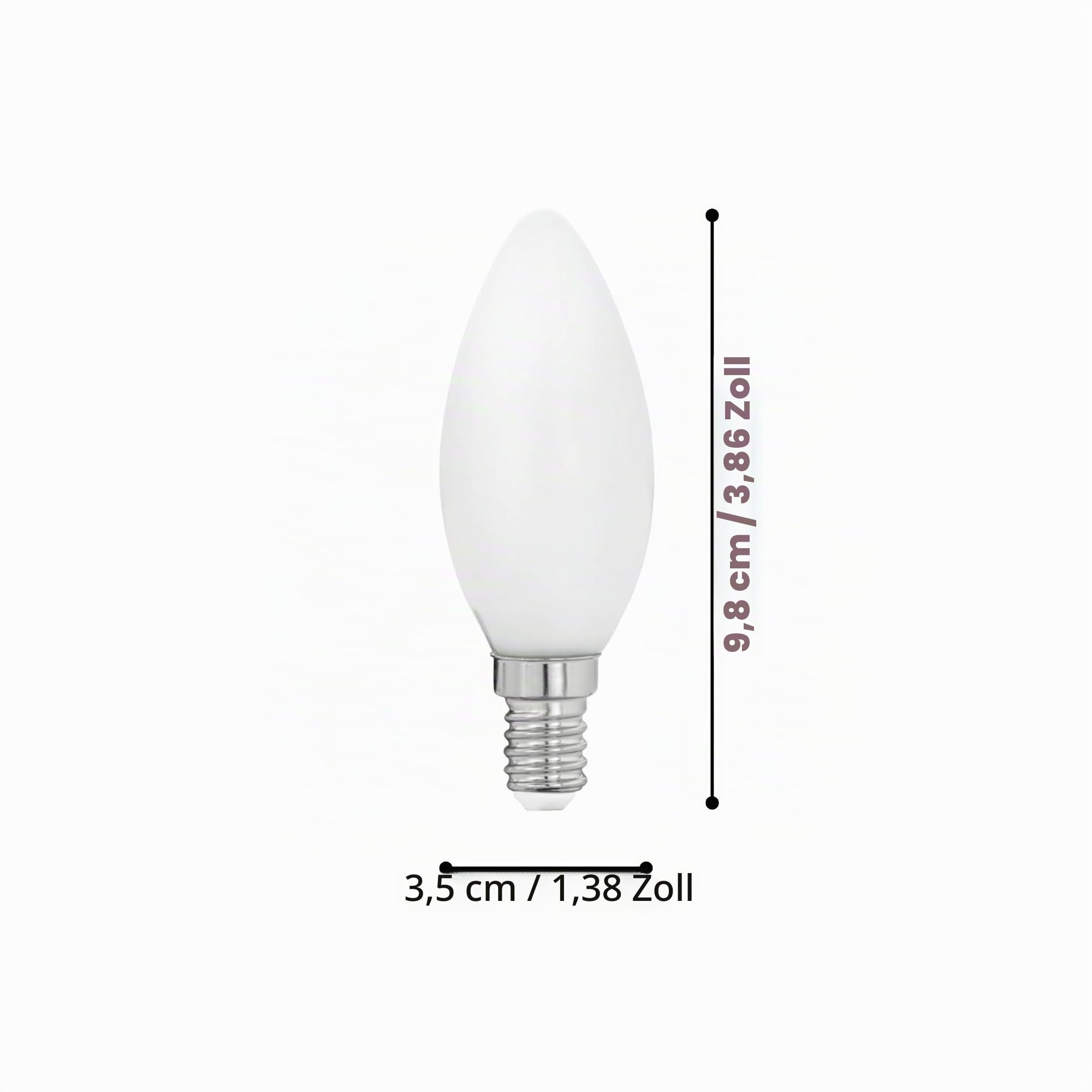 eglo-milky-e14-led-lampe-kerze-c35-7w-warmwei-806-lumen image 3