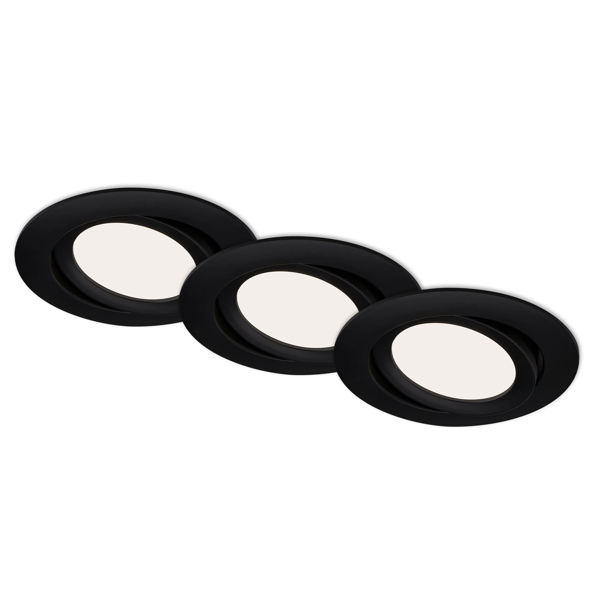 briloner-led-einbauleuchten-3er-set-schwarz-matt-schwenkbar-7w-600lm-4000k-ip23 image 1