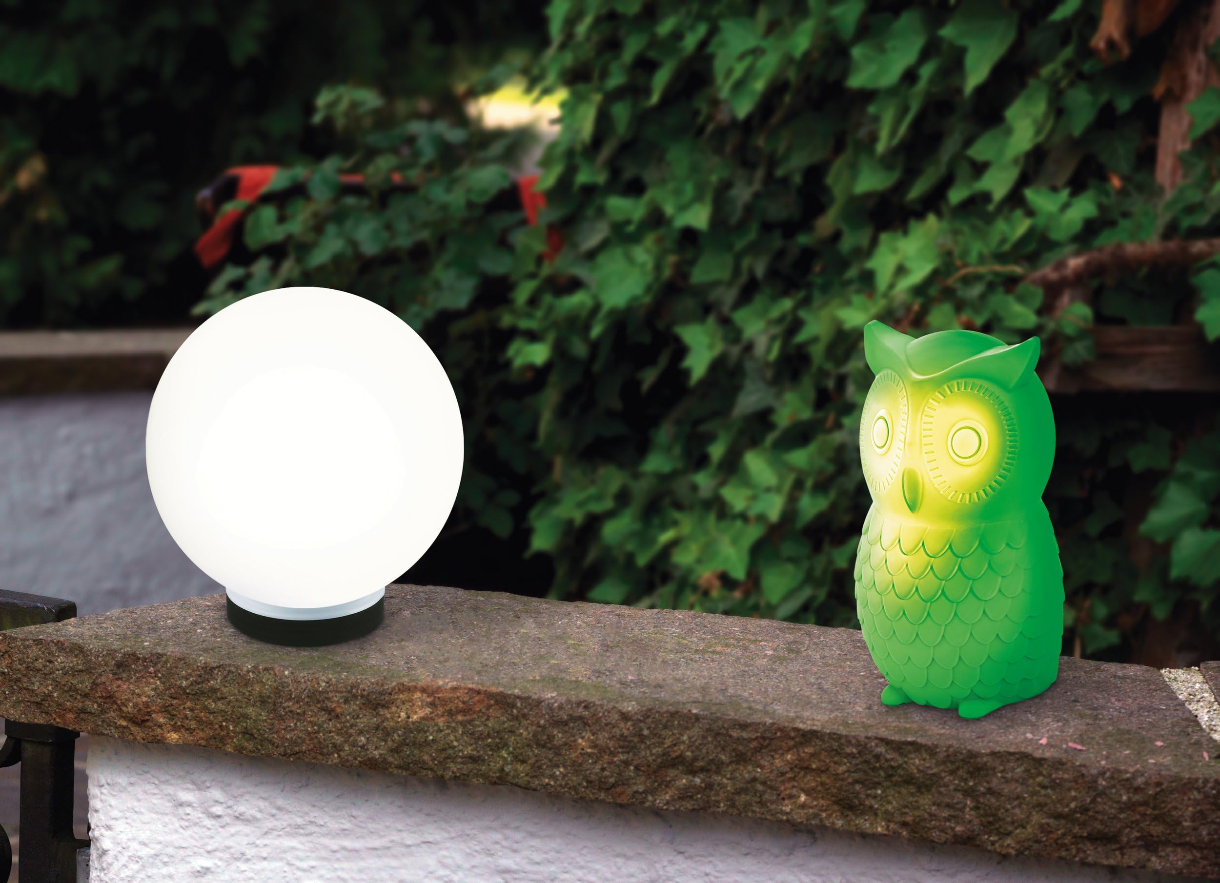 eglo-puglia-solar-kugel-gartenlampe-mit-erdspie-15-cm-solar-ip44-warmwei image 2