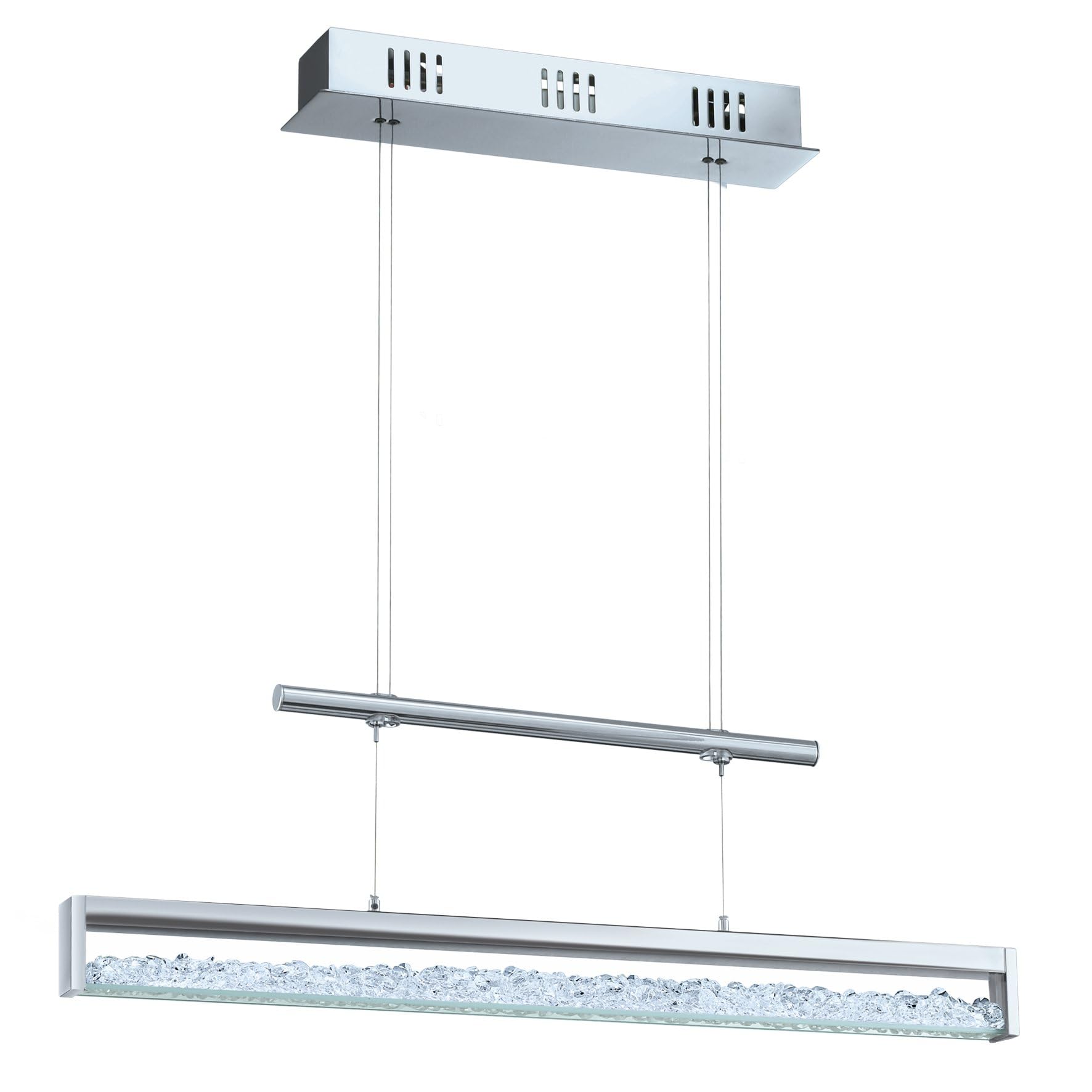 eglo-cardito-led-h-ngelampe-pendelleuchte-esstisch-70-cm-chrom-klar image 1