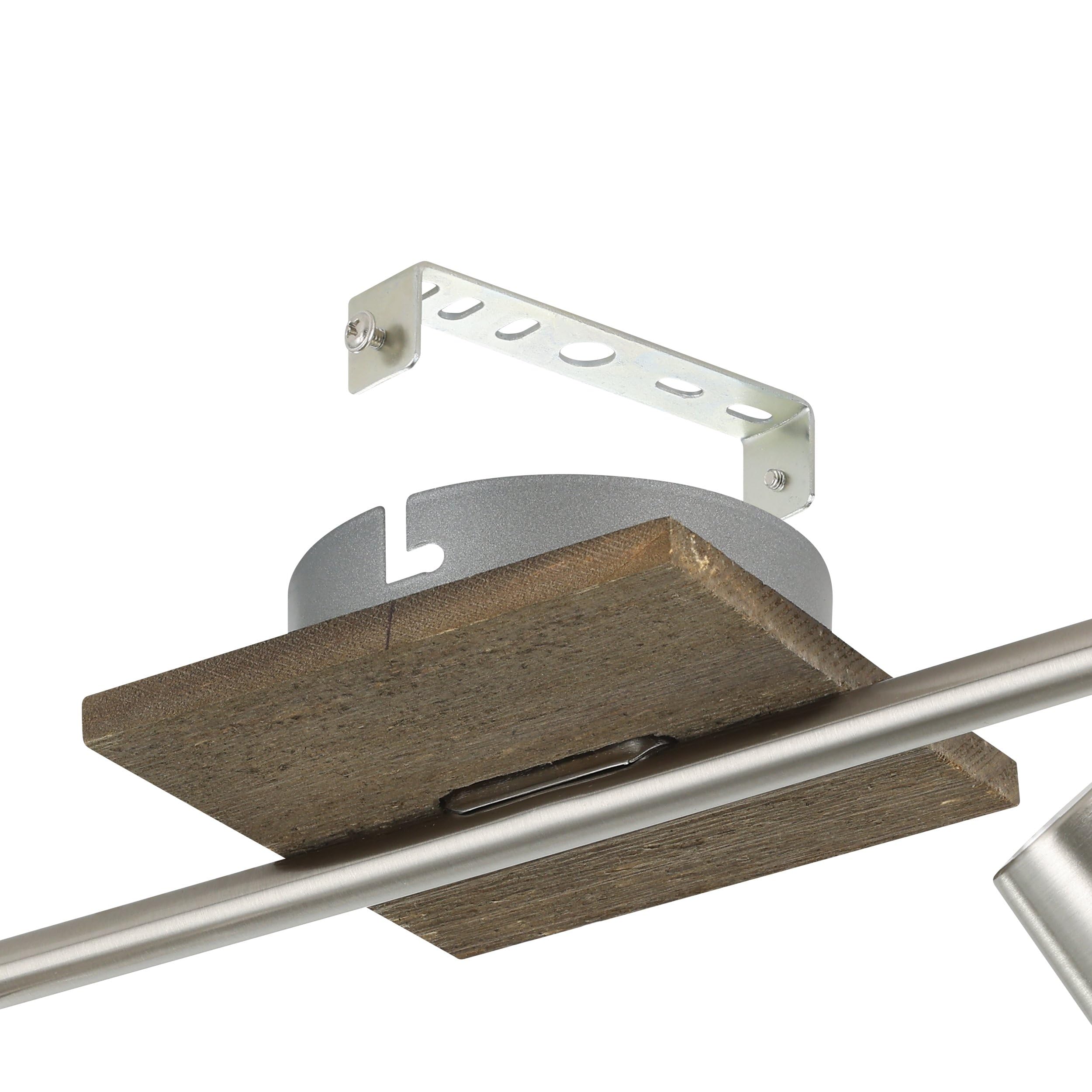eglo-filipina-deckenlampe-2-flammig-spotbalken-nickel-matt-holz-gu10 image 4