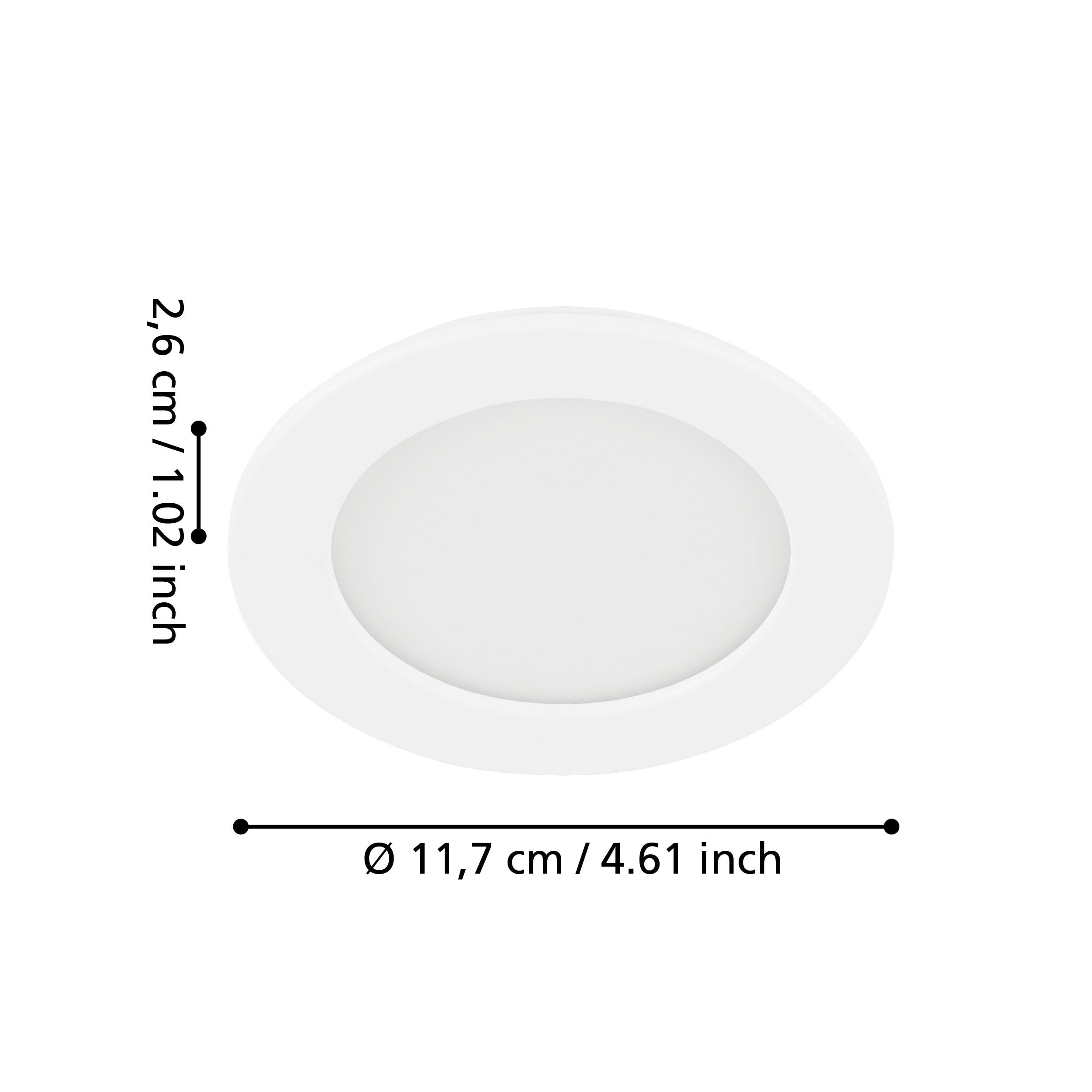 eglo-fueva-5-led-einbaustrahler-rund-11-7-cm-einbauspot-wei-neutralwei image 3