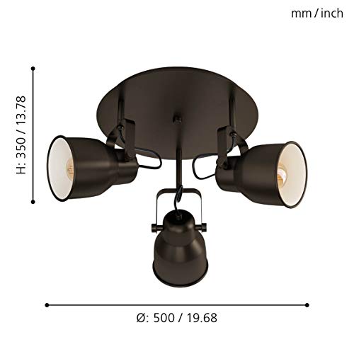 eglo-mitchley-deckenleuchte-3-flammig-vintage-industrial-50-cm image 8