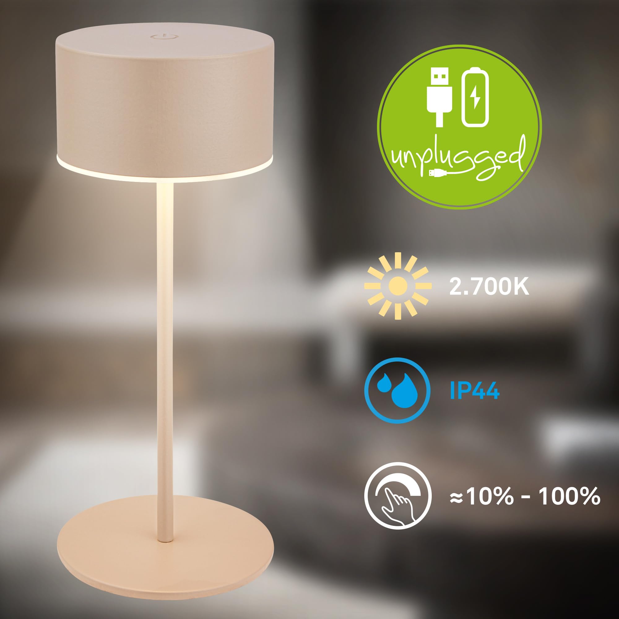 briloner-led-tischlampe-akku-ip44-touch-dimmbar-mit-lichtkante-8x19-cm-beige image 2